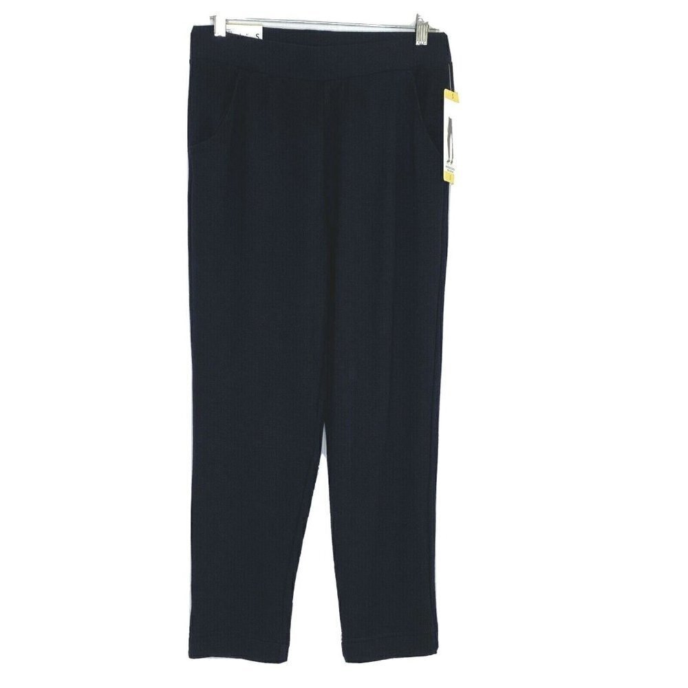 Jessica Simpson Women's Small Effortless Comfort Pull On Knit Pants Black NEW